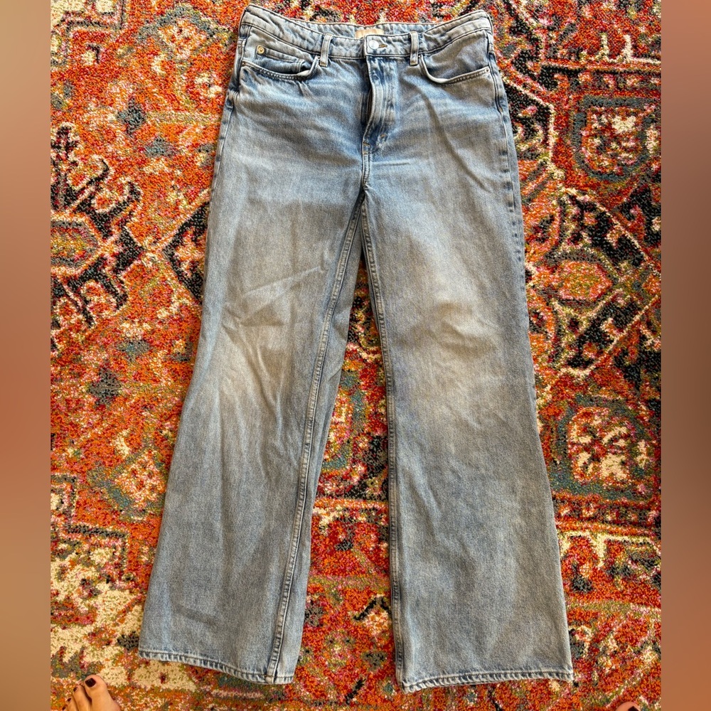 H&M Light Blue Flare Jeans
